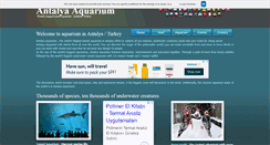 Desktop Screenshot of antalya-aquarium.com